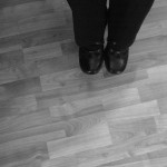 Mom's feet.