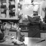 Preparing to make Risotto a la Milanese.