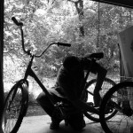 Working on my trike.