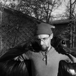 Hauling leaves.