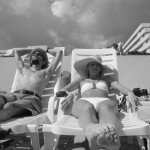 Soaking up some rays.