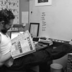 Reading the phonebook.