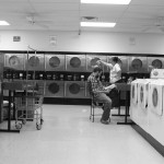 At the laundr-o-mat.