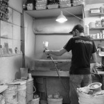 Glazing tile.
