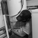 Between a wash(er) and a hot (water) place.