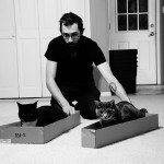 Taking a quick trip around Meow Bay in the Kitty Boats.
